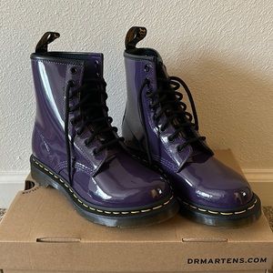 Purple Dr. Martens & Purple Laces
